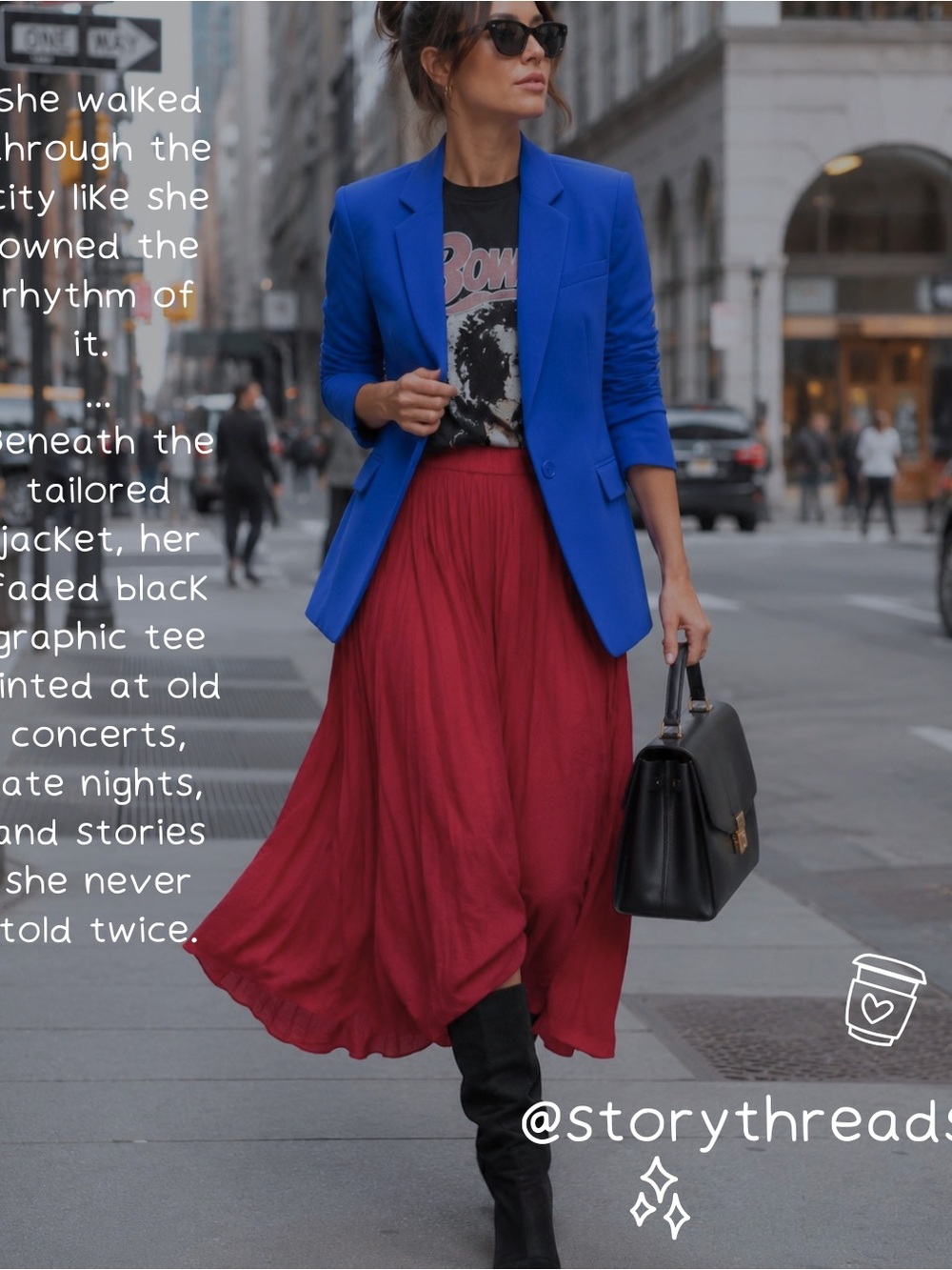 Elie Tahari Vibrant Red Pleated Maxi Skirt